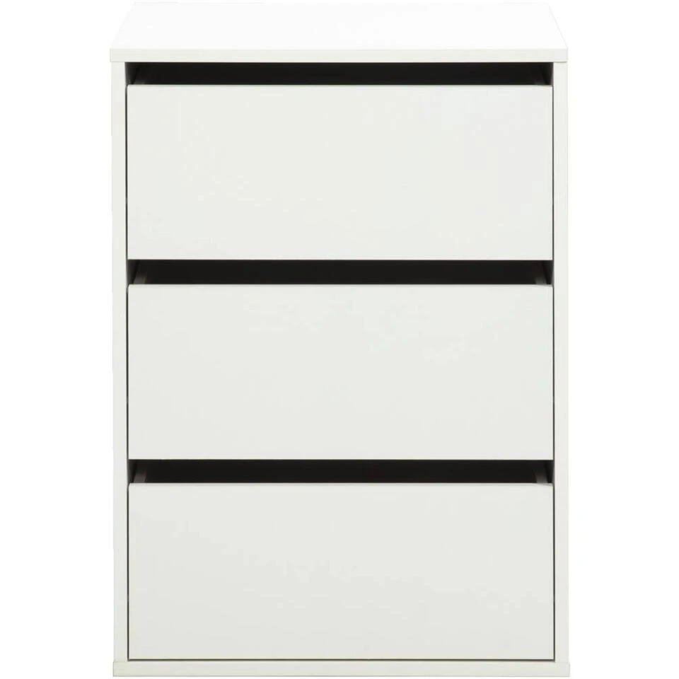 Ladeblok Bergamo - Wit - 70,2x51x39,9 Cm 1 Ladeblok Bergamo - Wit - 70,2x51x39,9 Cm