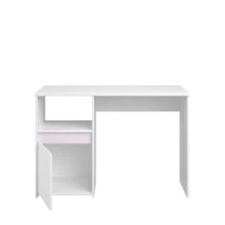 Bureau Bobby - Wit - 75x110x50 Cm -Leenbakker Winkel 12509007 0102