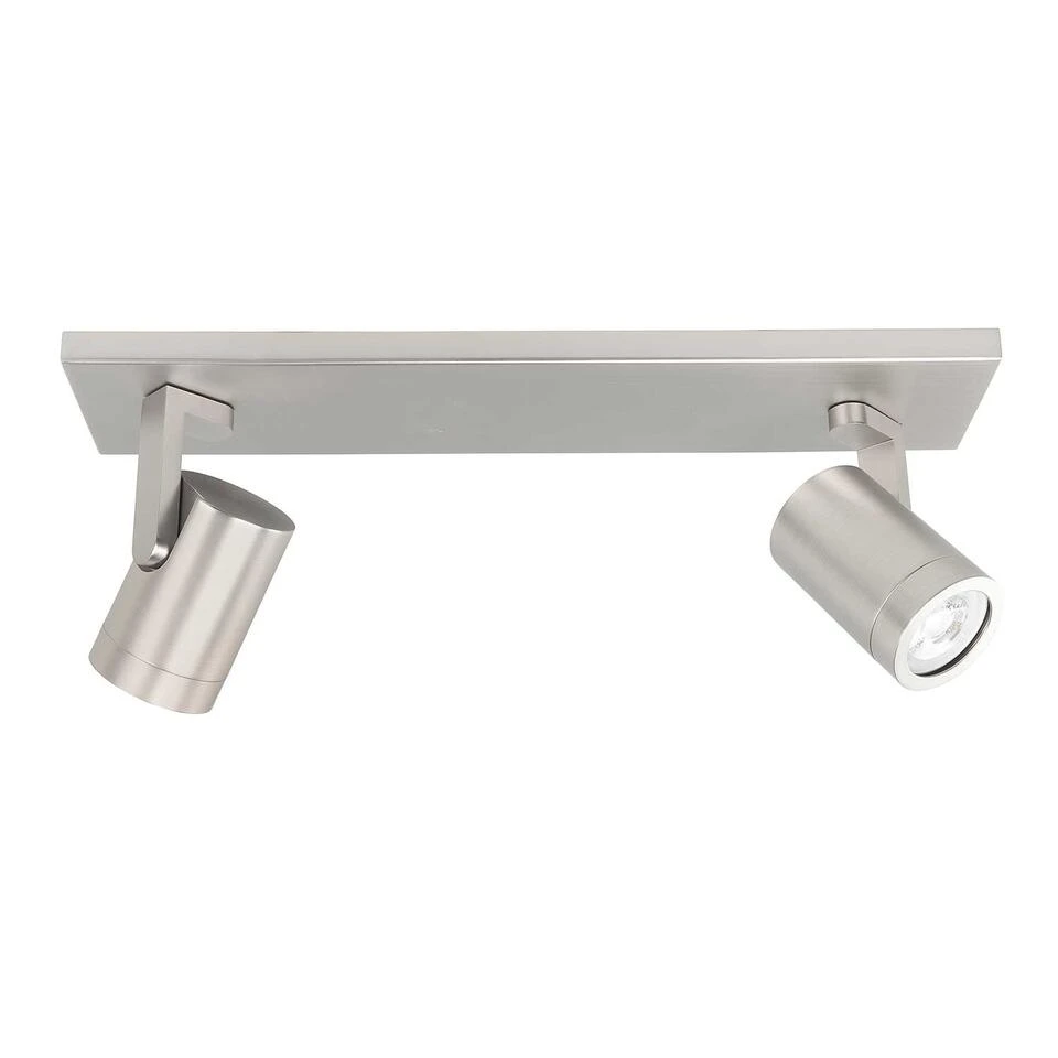 Highlight Spot HALO - 2 Lichts - Balk - Mat Chroom 1 Highlight Spot HALO - 2 Lichts - Balk - Mat Chroom