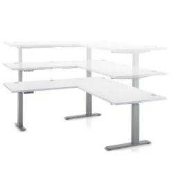 Hoekbureau Cino Mechanisch Verstelbaar - Grijs -Leenbakker Winkel 132ffee201134476a91a44d021c98f36