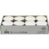 Enlightening Candles Waxinelichtjes - Maxi - 16x - Wit - 10 Branduren