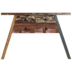 VidaXL Wandtafel 110x30x75 Cm Massief Gerecycled Hout -Leenbakker Winkel 1382925836 0102