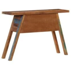 VidaXL Wandtafel 110x30x75 Cm Massief Gerecycled Hout -Leenbakker Winkel 1382925836 0103