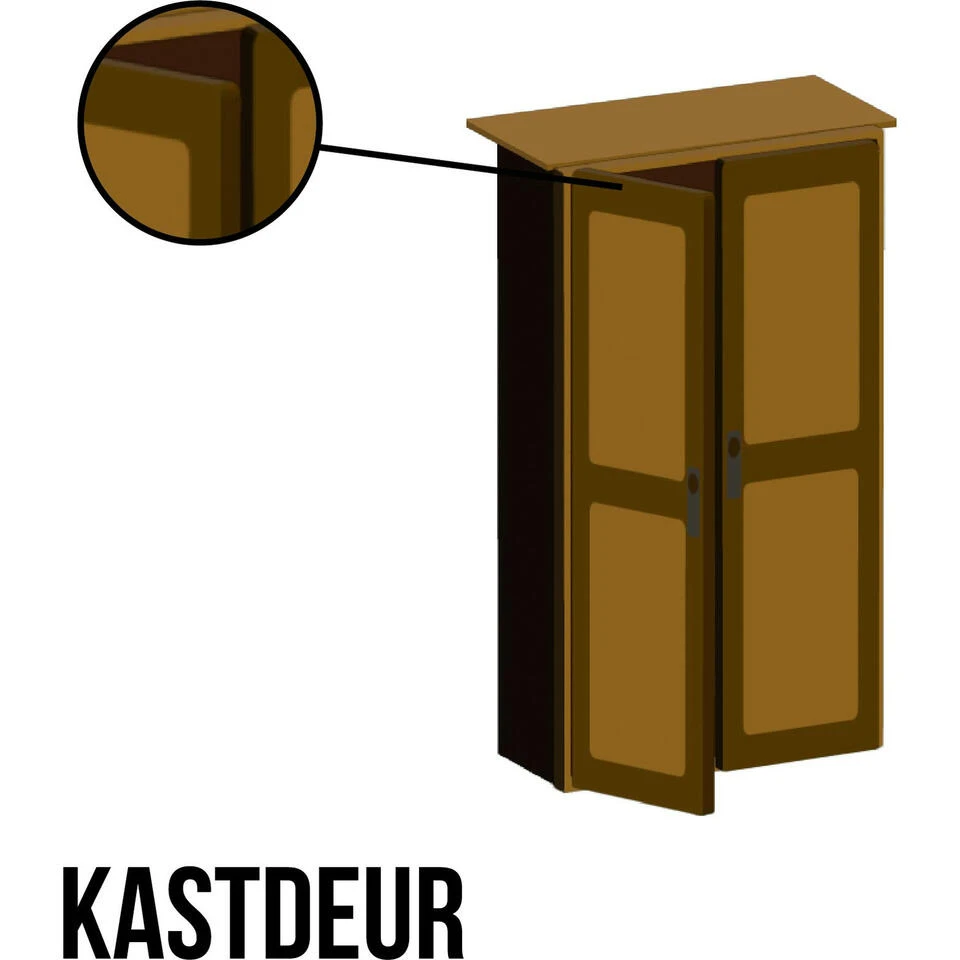 Zilveren Badkamerdeur/kastdeur Kapstok Met 6 Haken 51 Cm 2 Zilveren Badkamerdeur/kastdeur Kapstok Met 6 Haken 51 Cm - Afbeelding 2