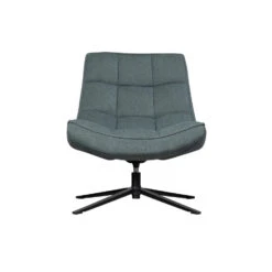WOOOD Maudi Draaifauteuil - Polyester - Blue Stone - 84x74x86 -Leenbakker Winkel 142b1f5f13cb49f3b59d7ac8a0acbc4b