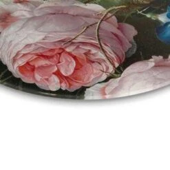 Glasschilderij De Heem Stilleven Met Bloemen Ø 70 Cm Bont -Leenbakker Winkel 1439548151 0103