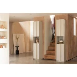 WOOOD Smalle Bijzettafel Kioni - Acacia Hout - Zwart - 58x30x30 Cm -Leenbakker Winkel 15019a6010a142109f2dbedc8f995de2