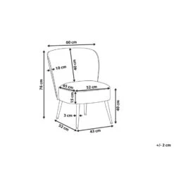 VOSS - Fauteuil - Lichtbeige - Bouclé -Leenbakker Winkel 1572fb8edd894dc8a3a5ed98f02dd12a