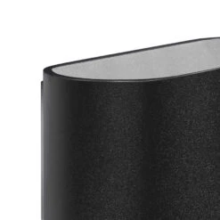 Highlight Wandlamp Oval - 1 Lichts - 8x8 Cm - Zwart -Leenbakker Winkel 1578996948 0101