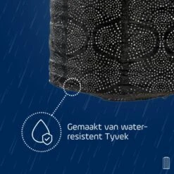 LUMIZ Solar Lampion Mosaic Cylinder - 28 Cm - Taupe -Leenbakker Winkel 15a510e0e6064b9a8d6811244faeda23