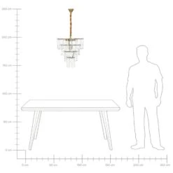 CARAVELI - Kroonluchter - Messing/Transparant - Glas 21 CARAVELI - Kroonluchter - Messing/Transparant - Glas -Leenbakker Winkel 15ae4ebd56af449493515f7e7c5bbc25