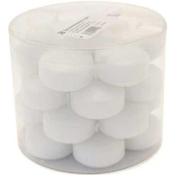 Enlightening Candles Drijfkaarsen - 28 Stuks - Wit - Ca 4 Branduren