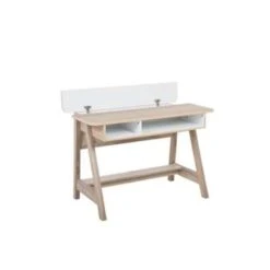 Beliani Bureau JACKSON - Wit Mdf, Spaanplaat -Leenbakker Winkel 1674930521 0103