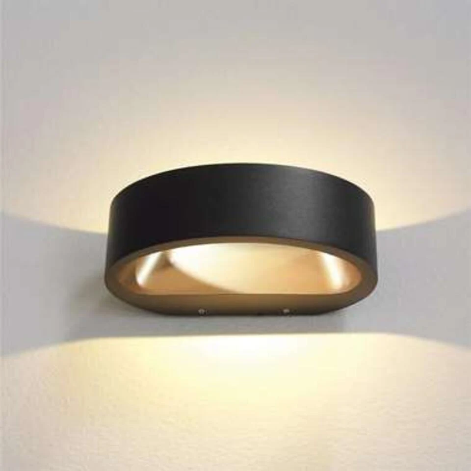 Artdelight Wandlamp Sharp - Zwart 3 Artdelight Wandlamp Sharp - Zwart - Afbeelding 3