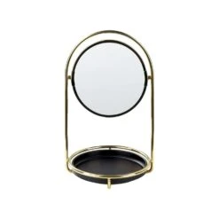 Beliani Make-up Spiegel INDRE - Goud Ijzer, Glas -Leenbakker Winkel 17d535966f584d8295dc5051fbe82371
