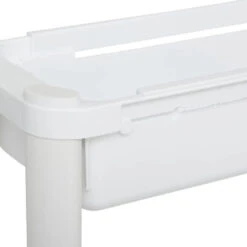 5Five Keuken/badkamer Trolley 4 Laags - 37 X 15 X 79 Cm - Wit -Leenbakker Winkel 186b231c64394cad8d69c56feea2e3d7