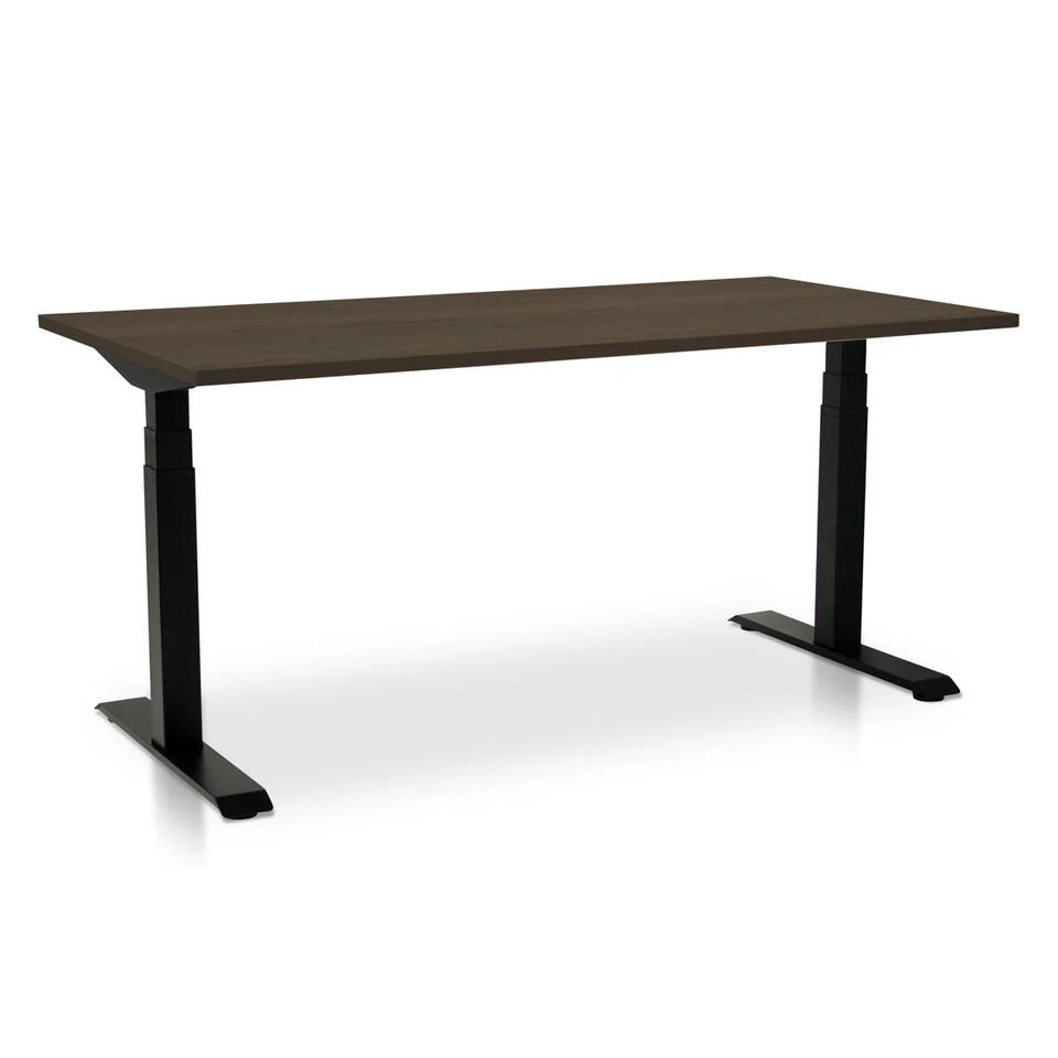 MRC PRO Elektrisch ARBO Zit-sta Bureau - 120x80 Cm - Bruin Eiken 1 MRC PRO Elektrisch ARBO Zit-sta Bureau - 120x80 Cm - Bruin Eiken