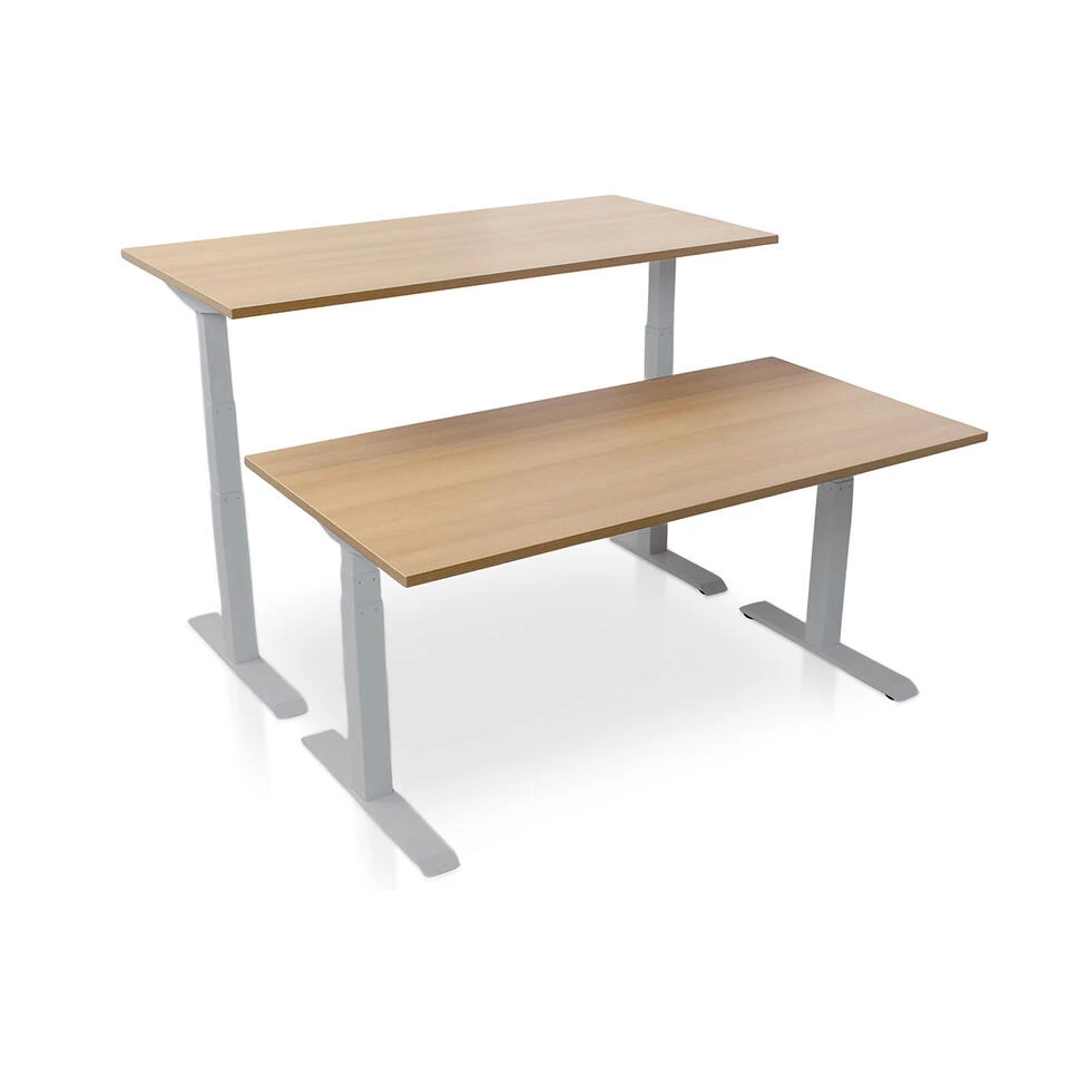 MRC PRO Elektrisch ARBO Zit-sta Bureau - 160x80 Cm - Havanna 2 MRC PRO Elektrisch ARBO Zit-sta Bureau - 160x80 Cm - Havanna - Afbeelding 2