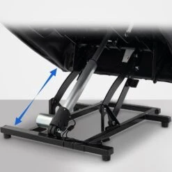 CLP Fauteuil Andover Zwart Frame - Stof - Donkergrijs -Leenbakker Winkel 19a26fda55f94f019b9f7eefafff8722