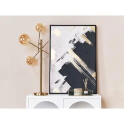 Beliani Tafellamp TAMESI - Goud Glas -Leenbakker Winkel 1a6d20930b1944388e784af3b110787f