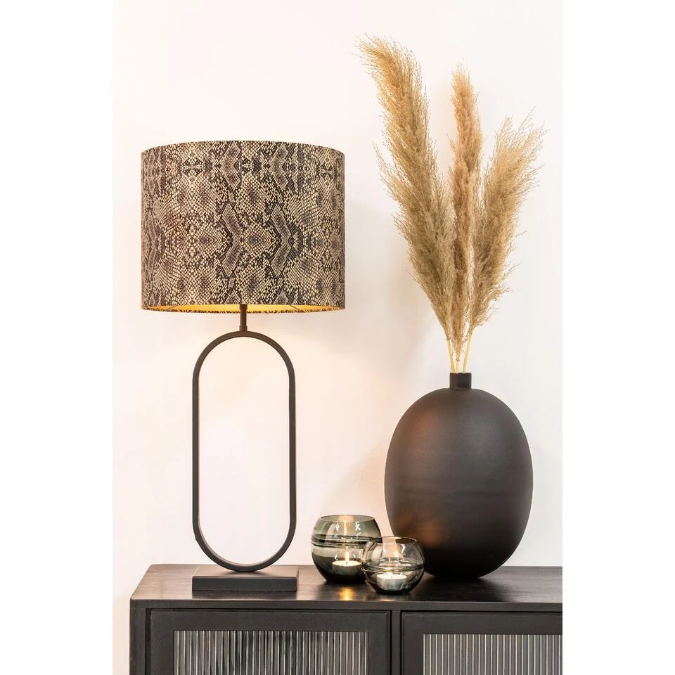 Lampvoet Jamiri - Zwart - 20x13x55cm 2 Lampvoet Jamiri - Zwart - 20x13x55cm - Afbeelding 2