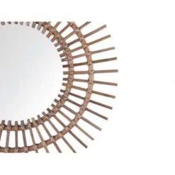 Beliani Wandspiegel STENEN - Bruin Rotan -Leenbakker Winkel 1b3bebb05cad4f0f83b59524bac61400