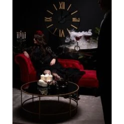 NIMES - Chaise Longue - Rood - Linkerzijde - Fluweel -Leenbakker Winkel 1b76d0d7ebdd47f1908e1547c9d9a1ef