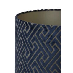 Cilinder Lampenkap Maze - Blauw - Ø40x30cm -Leenbakker Winkel 1c5840985bad4848851388bedc3706ce
