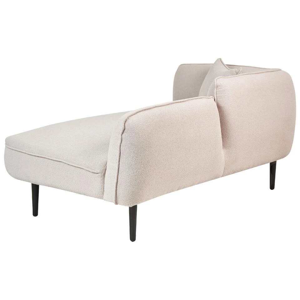 CHEVANNES - Chaise Longue - Beige - Linkszijdig - Polyester 7 CHEVANNES - Chaise Longue - Beige - Linkszijdig - Polyester - Afbeelding 7