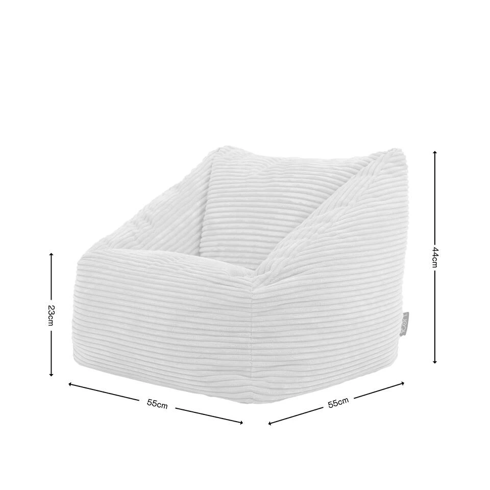 Icon Kinderzitzakken Morgan - Corduroy Zitzak Met Vulling - Saliegroen 9 Icon Kinderzitzakken Morgan - Corduroy Zitzak Met Vulling - Saliegroen - Afbeelding 9