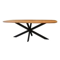 Eetkamertafel Laurie Acaciahout 215 Cm - Hout - Bruin -Leenbakker Winkel 1d1ea368f19d41caa42d87894d54d89c