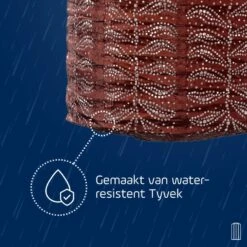 LUMIZ Solar Lampion Folia Cylinder - 28 Cm - Koper -Leenbakker Winkel 1d62226a84f54cdb9f54214192137a57