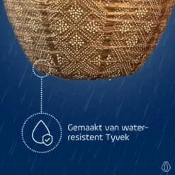 LUMIZ Solar Lampion Topaze Crown - 40 Cm - Goud -Leenbakker Winkel 1d975a84c5364d7ea8f5a3e2e904f9fa