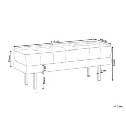 ROSEVILLE - Bankje - Beige - Fluweel 10 ROSEVILLE - Bankje - Beige - Fluweel -Leenbakker Winkel 1eb7769155754a3785156a6611bd73c1