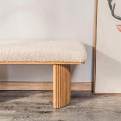 Bank Van Massief Hout En Witte Lussen -Leenbakker Winkel 2022a635cb3c42498377048bdfaf6fcd