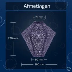 LUMIZ Solar Lampion Ikat Diamond - 28 Cm - Future Dusk -Leenbakker Winkel 20aa153246d2452aa2434656f18efccc