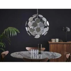 Beliani Hanglamp MARITSA - Wit Metaal -Leenbakker Winkel 21d65b2c01ca4a939834c26657f95beb