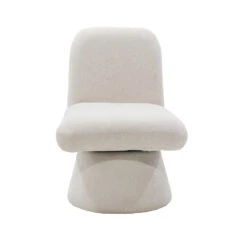 Draaifauteuil Beige Stof - 70x60x78cm - Zithoogte 45cm - Olivier -Leenbakker Winkel 2251fa2583e241a19454feccd05f0c67