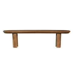 StarFurn Eetkamerbank Walnoot Mangohout - 220x38x45cm - Maré -Leenbakker Winkel 231d2ba2a600494c90876dba160ee70e