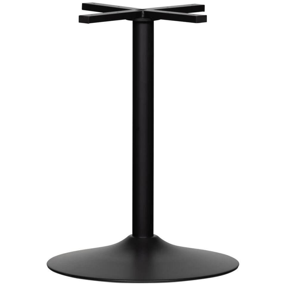 WOOOD Bistro Ronde Buisvoet - Metaal - Zwart - 72x54x54 4 WOOOD Bistro Ronde Buisvoet - Metaal - Zwart - 72x54x54 - Afbeelding 4