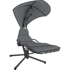 Tectake Hangstoel Elaria Met Zonnedak En Zijvak, Grijs -Leenbakker Winkel 2348cde9b1664ca6b65d922cdfd7a8fb