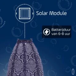 Lumiz Lampion Op Zonne Energie - Solar Tuinverlichting - Paris Set - 5 Stuks -Leenbakker Winkel 23bc12194a3c492f895e8f2ab94e9d74