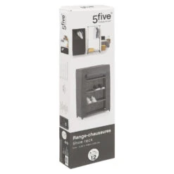 5Five Schoenenrek/schoenenkast - Grijs - Kunststof - 59 X 29 X 89 Cm 11 5Five Schoenenrek/schoenenkast - Grijs - Kunststof - 59 X 29 X 89 Cm -Leenbakker Winkel 25fca0fd79854613be74c20ce8cb46d4