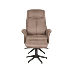 LABEL51 Fauteuil Bergen - Taupe - Micro Suede - Incl. Hocker - 62x77x53 Cm 8 LABEL51 Fauteuil Bergen - Taupe - Micro Suede - Incl. Hocker - 62x77x53 Cm -Leenbakker Winkel 2787cc6341204c7b938b929f87859c8f