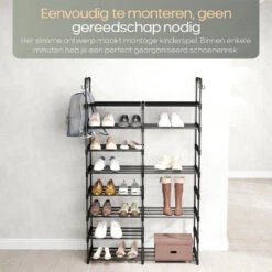 O'DADDY Schoenenrek 8 Laags Dubbele Rij 16 O'DADDY Schoenenrek 8 Laags Dubbele Rij -Leenbakker Winkel 28c1406044ac4fbfa06895757c22d967