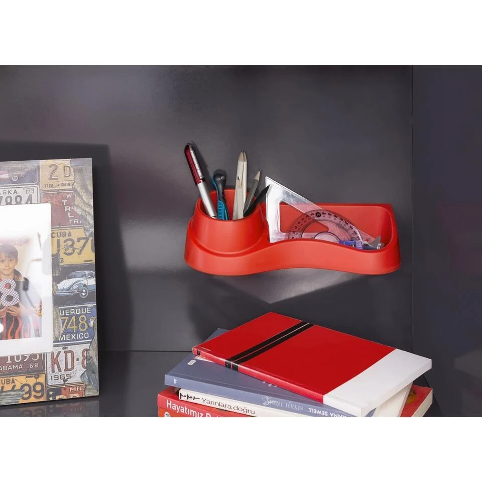 Cilek Champion Racer - Autobureau - Jongenskamer - 68x107x75 Cm - Rood 4 Cilek Champion Racer - Autobureau - Jongenskamer - 68x107x75 Cm - Rood - Afbeelding 4