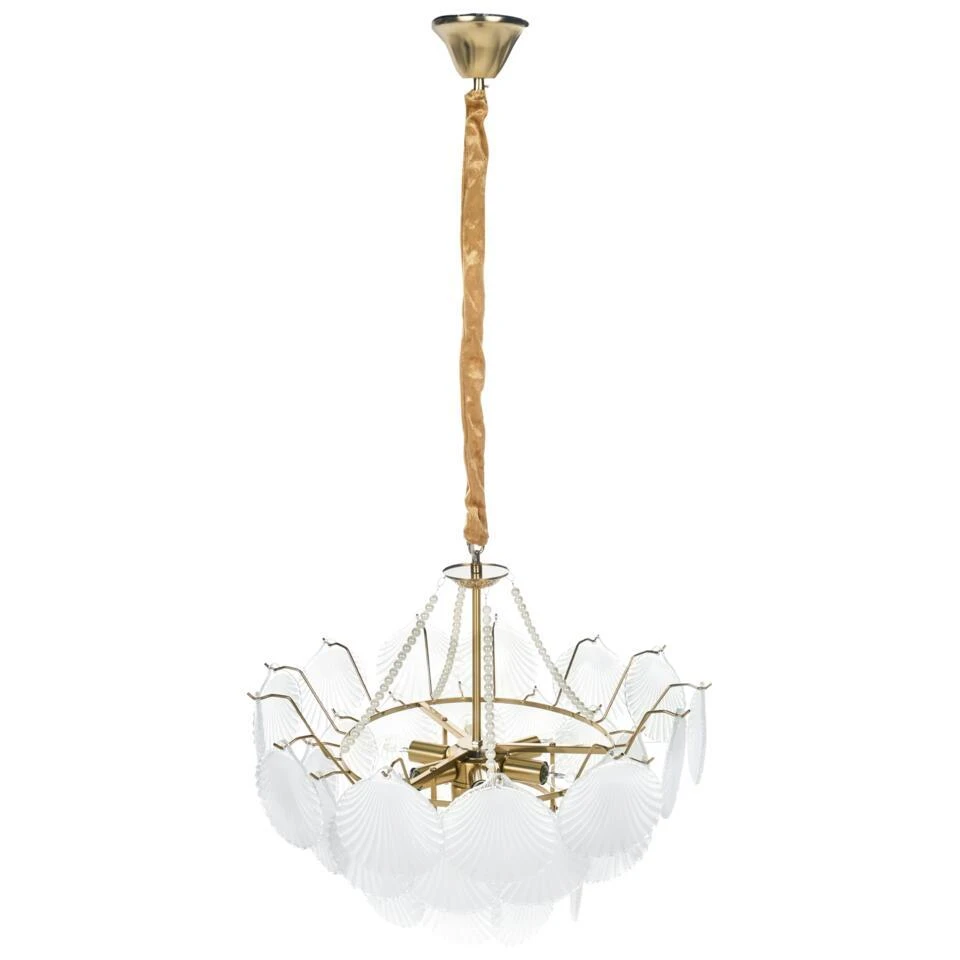 BIGOTE - Kroonluchter - Messing/Transparant - Glas 7 BIGOTE - Kroonluchter - Messing/Transparant - Glas - Afbeelding 7