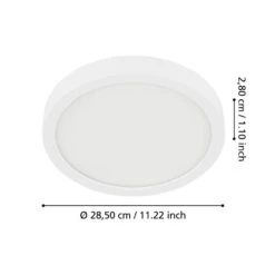 EGLO Fueva 5 Plafonnière - LED - 28.5 Cm - Wit -Leenbakker Winkel 29a0d823c05540ae89ba8f29747be3dc