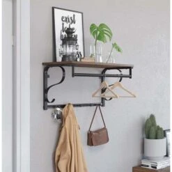 Parya Home - Wandkapstok - Metaal - Bruin -Leenbakker Winkel 29c9c0b8aa77412e98fa2e26835ce5c5