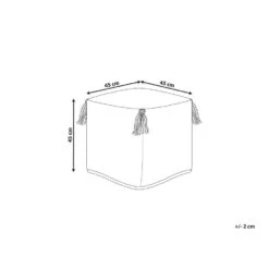 MONEASA - Poef - Meerkleurig - Katoen -Leenbakker Winkel 2a8ecc2f893c464f88eefc411d75f412
